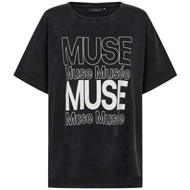 Copenhagen Muse CMMUSE Logo Print T-shirt, Sort